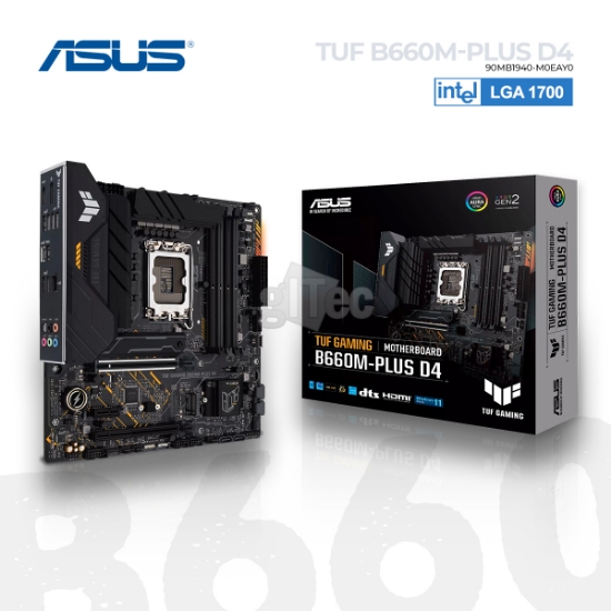 Picture of MOTHER BOARD ASUS TUF B660M-PLUS D4 90MB1940-M0EAY0 LGA 1700 DDR4