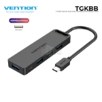 Picture of USB Type-C 3.0 ჰაბი VENTION TGKBB USB3.0 0.15M BLACK