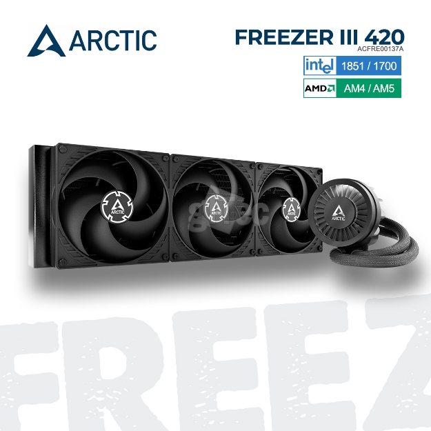 Picture of თხევადი გაგრილების სისტემა ARCTIC COOLING Liquid Freezer III 420 ACFRE00137A