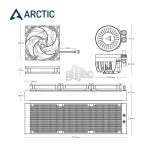 Picture of თხევადი გაგრილების სისტემა ARCTIC COOLING Liquid Freezer III 420 ACFRE00137A