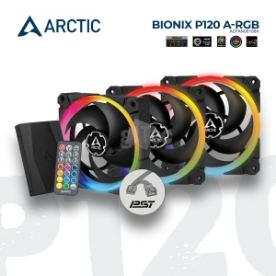 Picture of ქეისის ქულერი ARCTIC BioniX P120 A-RGB ACFAN00156A BLACK