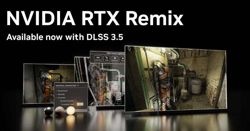 NVIDIA RTX Remix Open Beta ახლა მოიცავს DLSS 3.5 სხივების რეკონსტრუქციის ტექნოლოგიით