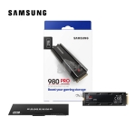 Picture of SSD SAMSUNG 980 PRO MZ-V8P2T0CW Heatsink PCIe 4.0 NVMe SSD 2TB