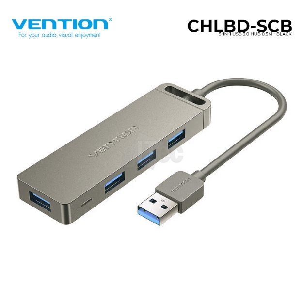 Picture of USB3.0 ჰაბი VENTION CHLBD-SCB 5-in-1 ub 0.5m