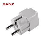 Picture of ადაპტერი SANZ SZ-301 B Germany Standard 250V Max 10A White