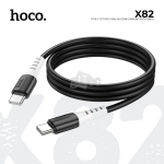 Picture of TYPE-C კაბელი HOCO X82 60W SILICONE 1M BLACK