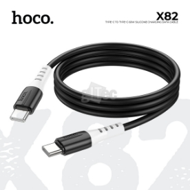 Picture of TYPE-C CABLE HOCO X82 60W SILICONE 1M BLACK