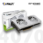 Picture of ვიდეო დაფა PALIT GEFORCE RTX 4070 WHITE NED4070019K9-1047L 12GB GDDR6X 192Bit