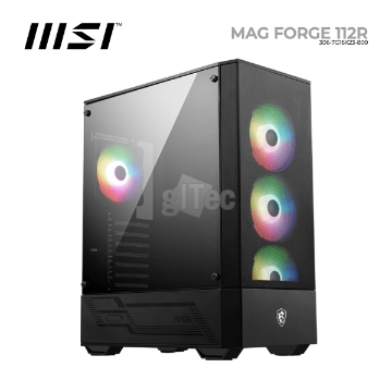 Show details for CASE MSI MAG FORGE 112R 306-7G16X23-809 Mid-Tower BLACK Picture of CASE MSI MAG FORGE 112R 306-7G16X23-809 Mid-Tower BLACK