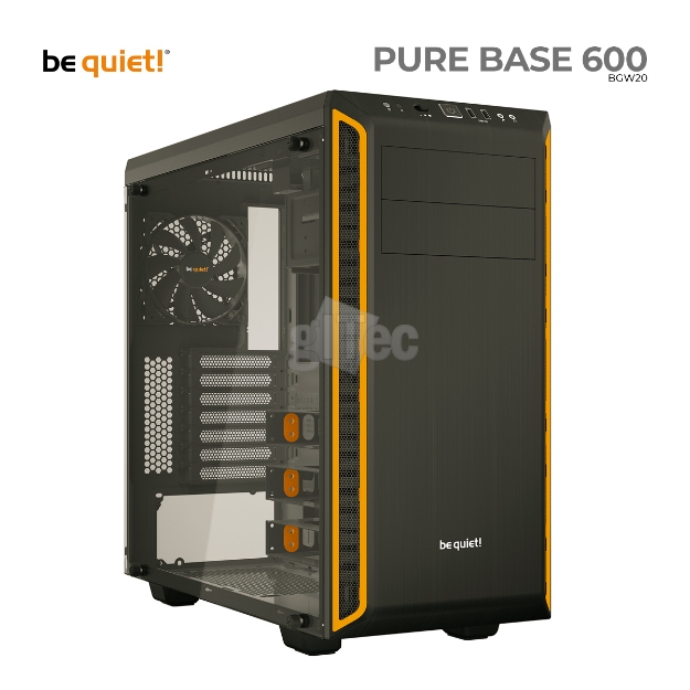 Picture of CASE BE QUIET! PURE BASE 600 WINDOW ORANGE BGW20 MIDI-TOWER