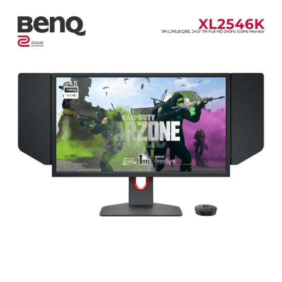 სურათი მონიტორი BenQ ZOWIE XL2546K 9H.LJNLB.QBE 24.5" FHD 240Hz 1ms Black