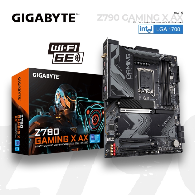 Picture of დედა დაფა GIGABYTE Z790 GAMING X AX 1.0 LGA 1700