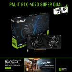 Picture of ვიდეო დაფა PALIT RTX 4070 SUPER DUAL NED407S019K9-1043D 12GB 192bit