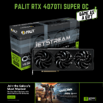 Picture of ვიდეო დაფა PALIT RTX 4070 Ti SUPER JETSTREAM OC NED47TSS19T2-1043J 16GB 256bit