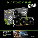 Picture of ვიდეო დაფა PALIT RTX 4070 Ti SUPER GAMINGPRO NED47TS019T2-1043A 16GB 256bit