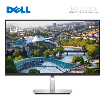 დეტალურის ჩვენება მონიტორი DELL P2723DE 210-BDEH 27" QHD IPS 60Hz 5MS BLACK Silver სურათი მონიტორი DELL P2723DE 210-BDEH 27" QHD IPS 60Hz 5MS BLACK Silver
