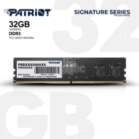 Picture of მეხსიერება PATRIOT Signature Series PSD532G48002 32GB DDR5 4800Mhz