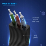 Picture of AUX კაბლი VENTION BAPHI 3.5mm Flat Male TO Male 3M