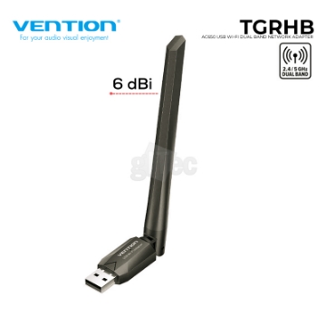 Show details for VENTION KDTB0 AC650 USB Wi-Fi Dual Band Network Adapter With High Gain Antenna Picture of VENTION KDTB0 AC650 USB Wi-Fi Dual Band Network Adapter With High Gain Antenna