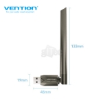 Picture of VENTION KDUB0 AC650 USB Wi-Fi Dual Band Bluetooth Network Adapter With High Gain Antenna