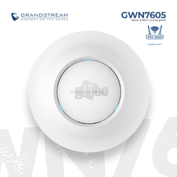 დეტალურის ჩვენება აქსესპოინტი Grandstream GWN7605 802.11ac Wave-2 2x2:2 Access Point Dual-band სურათი აქსესპოინტი Grandstream GWN7605 802.11ac Wave-2 2x2:2 Access Point Dual-band