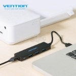 Picture of USB3.0 ჰაბი VENTION CHKBB 4 Ports 0.15 Black