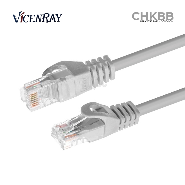 Picture of ქსელის კაბელი VICENRAY UTP Cat5e 0.3M (CU)