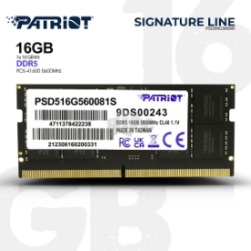 Picture of მეხსიერება Patriot Signature Line PSD516G560081S DDR5 16GB 5600MHz SODIMM