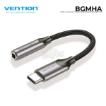 Picture of AUX ADAPTER Vention BGMHA Type-C To 4 Pole 3.5mm BLACK