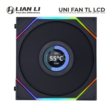 Show details for CASE FAN LIAN LI UNI FAN TL LCD G99.12TLLCD1B.00 Black Picture of CASE FAN LIAN LI UNI FAN TL LCD G99.12TLLCD1B.00 Black