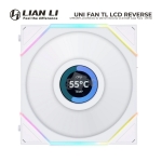 Picture of CASE FAN LIAN LI UNI FAN TL LCD Reverse G99.12RTLLCD3W.00 3-Pack White