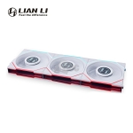 Picture of CASE FAN LIAN LI UNI FAN TL LCD Reverse G99.12RTLLCD3W.00 3-Pack White