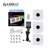 Picture of CASE FAN LIAN LI UNI FAN TL LCD Reverse G99.12RTLLCD3W.00 3-Pack White