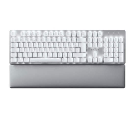 სურათი კლავიატურა Razer Keyboard Pro Type Ultra LED 108key USB/WL/BT EN, White