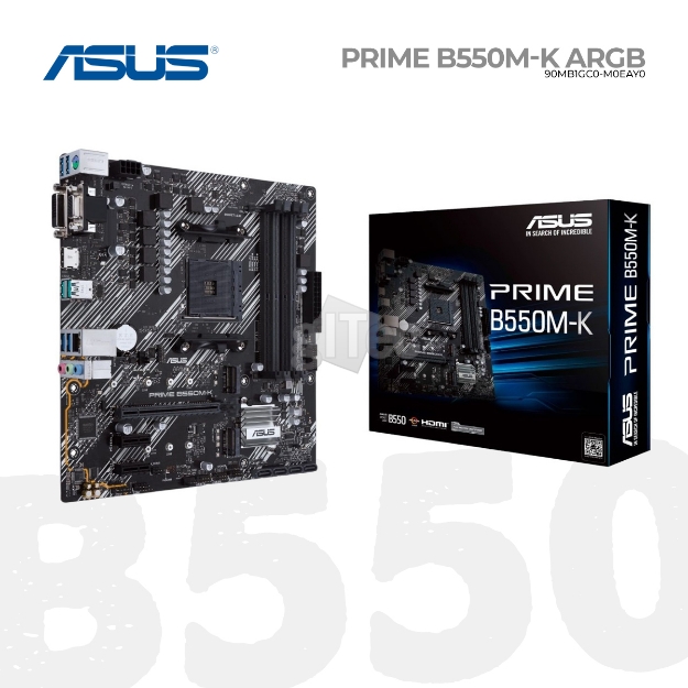 Picture of დედა დაფა Asus Prime B550M-K ARGB 90MB1GC0-M0EAY0