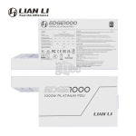 Picture of Power Supply LIAN LI EDGE G9P.EG1000.WE00.EU 1000W 80+ Platinum FULL MODULAR White