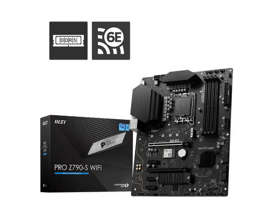 Picture of MOTHERBOARD MSI PRO Z790-S WIFI DDR5