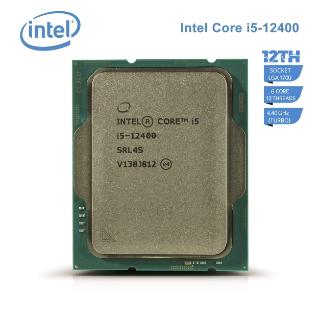 Picture of CPU INTEL Core  i5-12400 18MB Cache 4.40GHz Tray