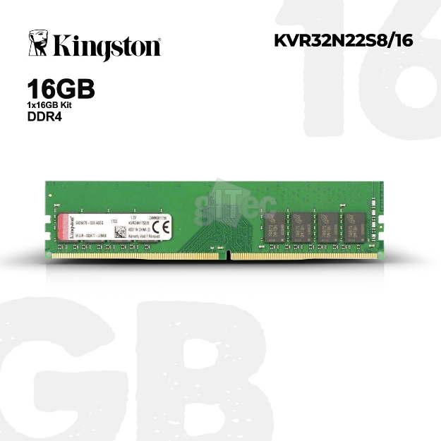 Picture of Memory Kingston KVR32N22S8/16 DDR4 3200MHz