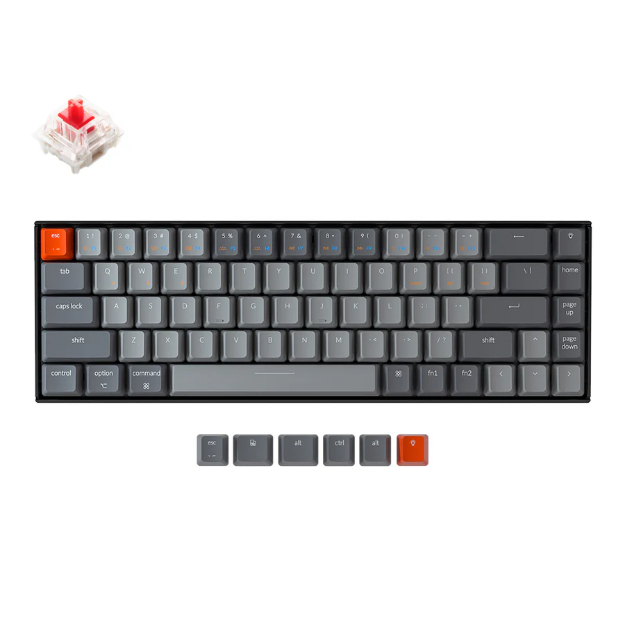 Picture of კლავიატურა Keychron K6 (K6V1_Keychron) Black