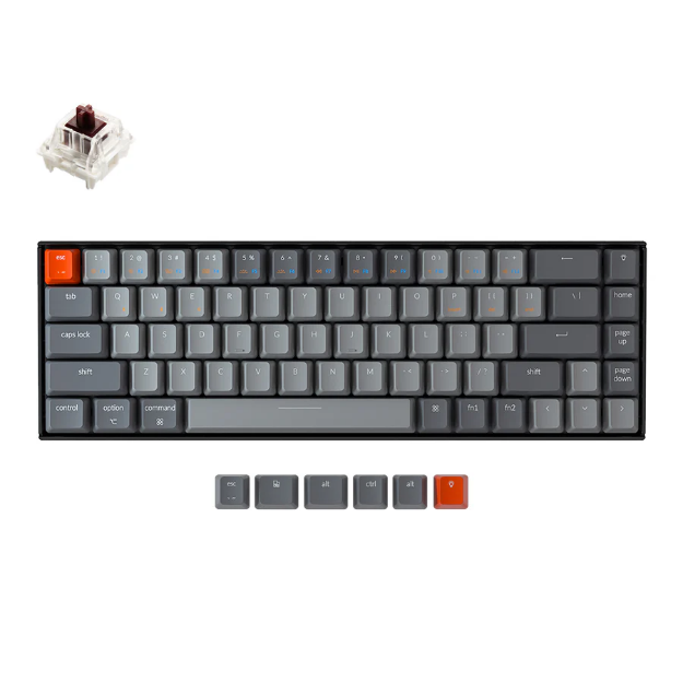 Picture of კლავიატურა Keychron K6 (K6V3_Keychron) Black