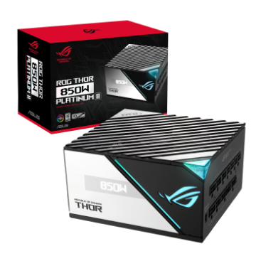 Show details for Power Supply ASUS ROG THOR 90YE00L2-B0NA00 (850W), >90%, 80+ Platinum Picture of Power Supply ASUS ROG THOR 90YE00L2-B0NA00 (850W), >90%, 80+ Platinum