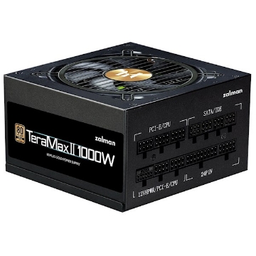 Show details for Power Supply Zalman PSU Teramax 2 ZM1000-TMX2  (1000W), >90%, 80+ Gold Picture of Power Supply Zalman PSU Teramax 2 ZM1000-TMX2  (1000W), >90%, 80+ Gold