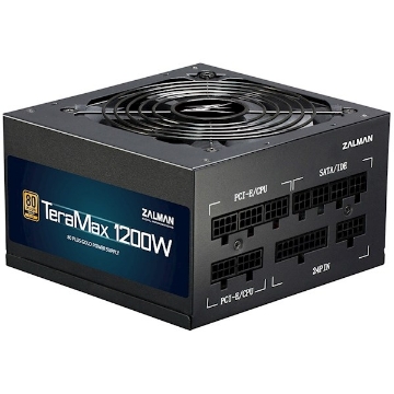 Show details for Power Supply Zalman PSU Teramax  ZM1200-TMX (1200W), >90%, 80+ Gold, 120mm Picture of Power Supply Zalman PSU Teramax  ZM1200-TMX (1200W), >90%, 80+ Gold, 120mm