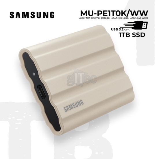 Picture of External SSD Samsung T7 MU-PE1T0K/WW 1TB USB 3.2 Gen 1