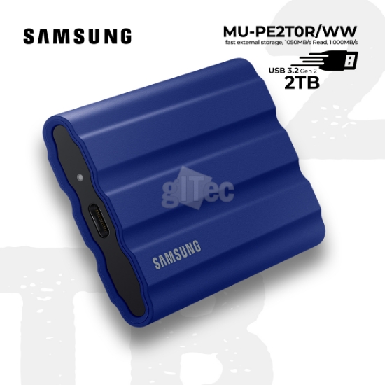 Picture of External SSD Samsung T7 MU-PE2T0R/WW 2TB USB 3.2 Gen 2