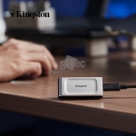 Picture of External SSD Kingston SXS2000/2000GB 2TB External SSD USB 3.2 Gen 2x2 SILVER