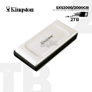 Picture of External SSD Kingston SXS2000/2000GB 2TB External SSD USB 3.2 Gen 2x2 SILVER