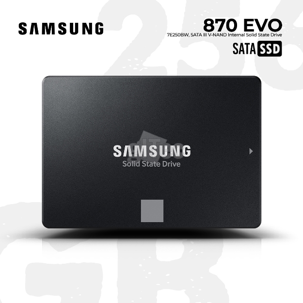 Picture of SSD Samsung EVO 870 250GB MZ-77E250BW SATAIII 6Gb/s