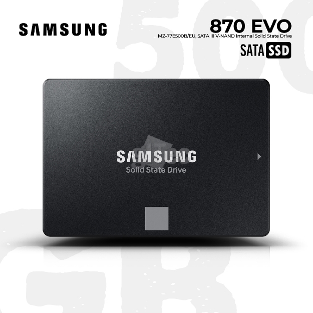 Picture of SSD Samsung EVO 870 500GB MZ-77E500B/EU SATAIII 6Gb/s